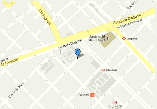 mapa corsega rambla catalunya 12 03 2021